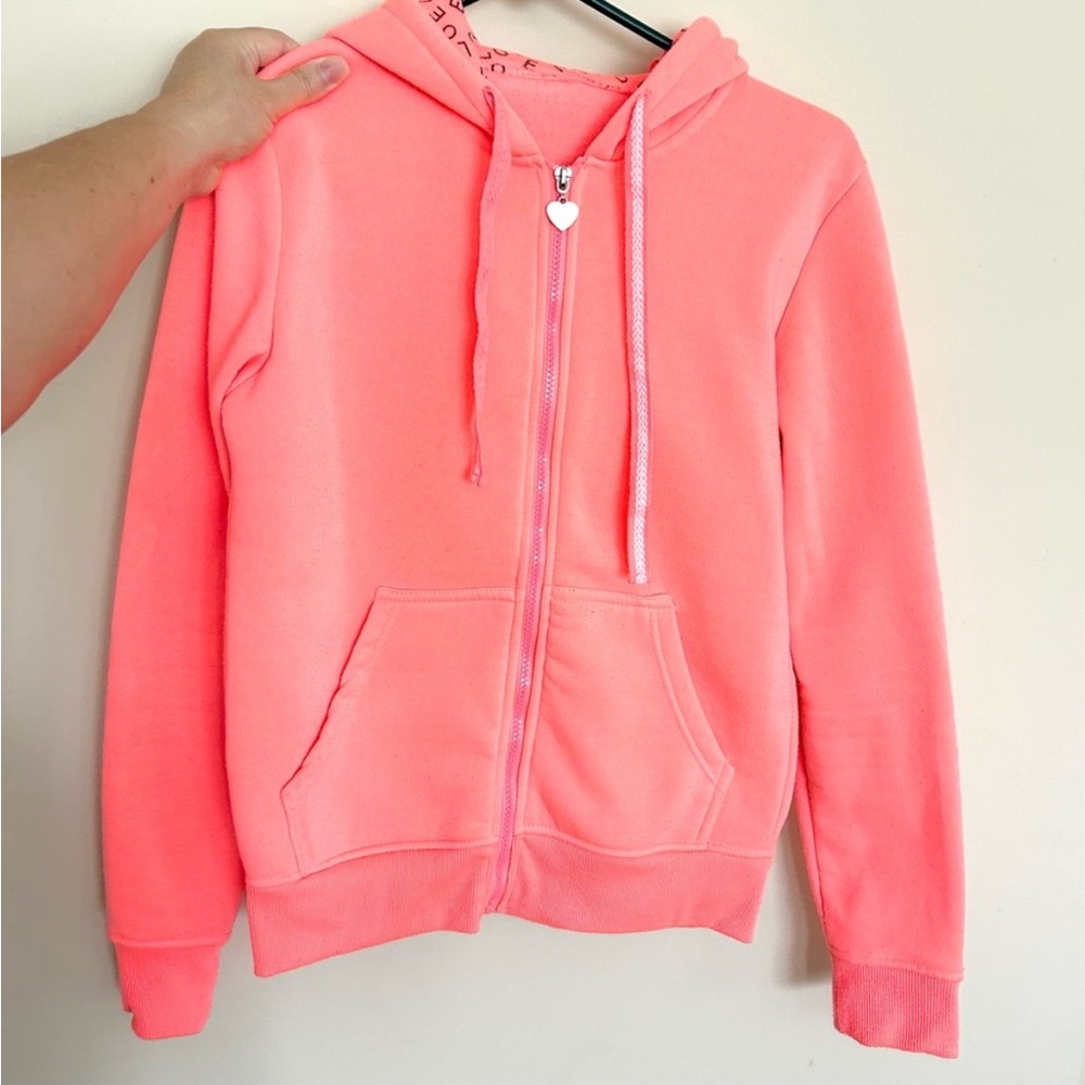 Electric Pink Women’s Zip Up Hoodie
